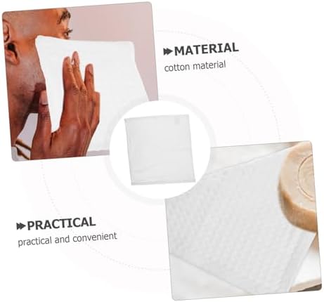 2-Pack Skin-Enhancing Cotton Washcloths Waffle Weave Compact Travel-Friendly
