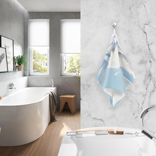 Quick Dry White Fox Snow Hand Towels