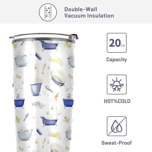 Stainless Steel Vacuum Insulated 12oz Tumbler for Travel Storage
