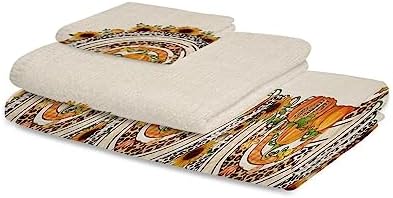 Charming Thanksgiving Bathroom Towel Set