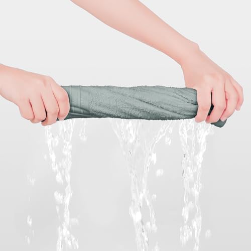 Striped Cotton Bath Washcloths