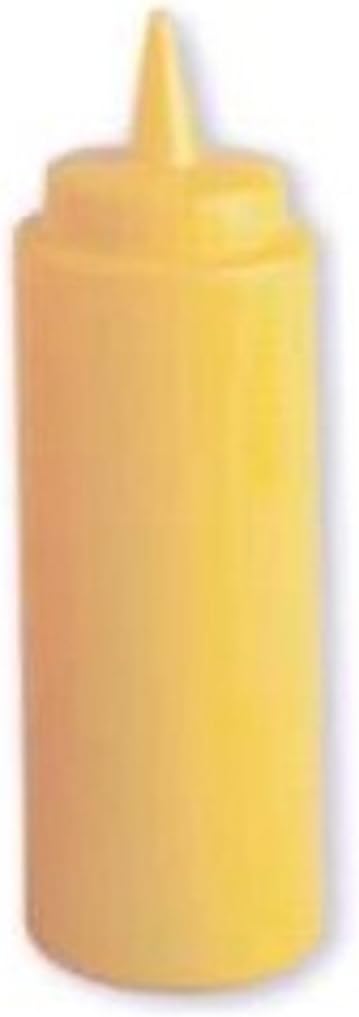 Winco Yellow Squeeze Bottle 12 oz Case of 6