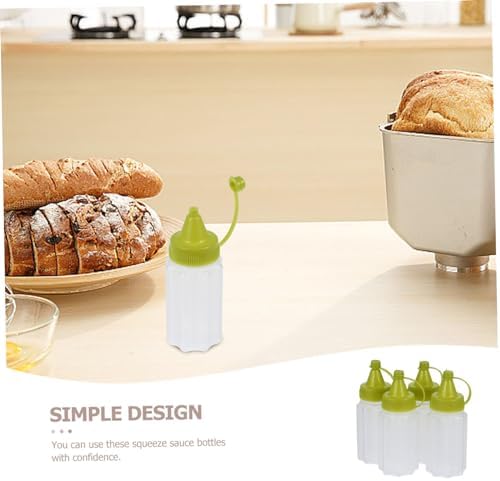 STOBAZA 4-Piece Squeeze Sauce Bottles