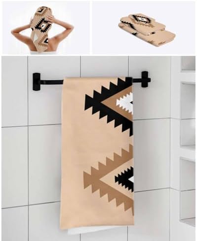 Double Love - Luxury tribal Boho Bath Towels - Handset for Home and Travel