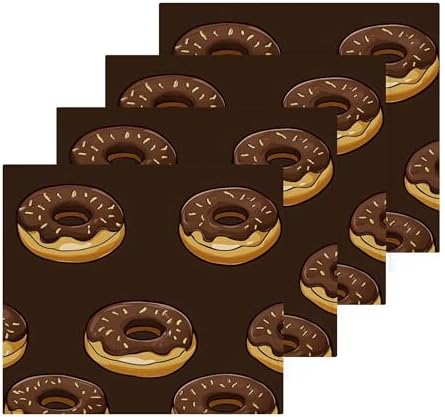 Xigua Chocolate Doughnut Washcloth Set - Fast Drying Towels