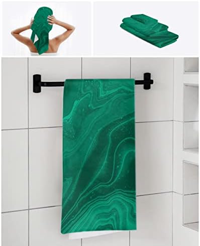 Marble Fluid Artwork Bathroom Towel Set