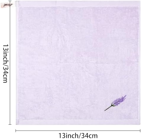 Coolant Lint-Free Cotton Washcloths 13x13 - 4Pack - Light Purple