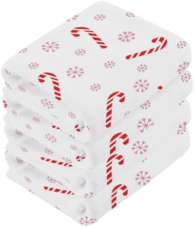 Stylish Christmas Candy Washcloth Set