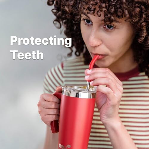20 oz Startle-Proof Travel Tumbler with Straw