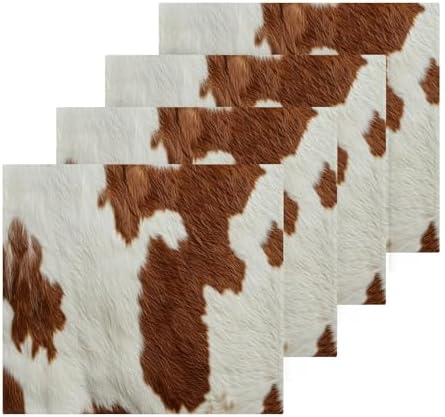 Perfect 12x12 Soft Print Washcloth Set for Bathroom More