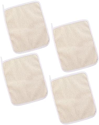 4-Piece Exfoliating Body Scrubbing Towels for Deep Skin Care