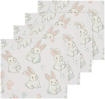 Soft Rabbits Washcloth Set 12x12 - Home Gym Travel