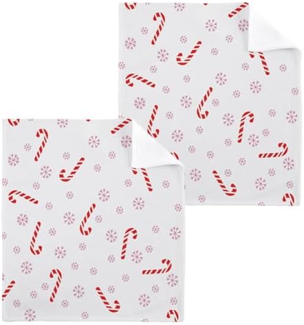Stylish Christmas Candy Washcloth Set
