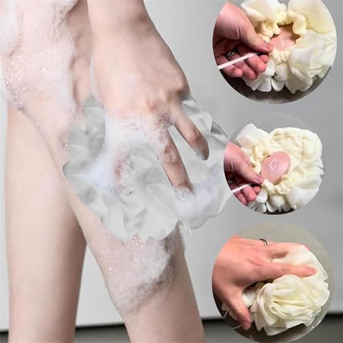 Loofah Washcloth for Bar Soap Wash Cloth Loofah Combo Coffee