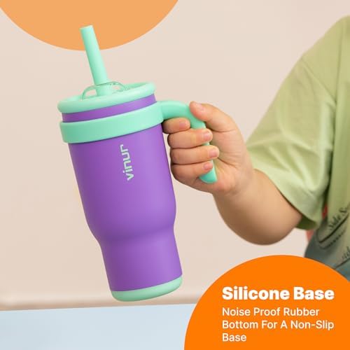 VINUR Kids Insulated Tumbler with Handle Perfect Sip