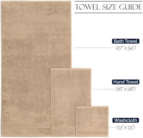 Elegant Comfort Premium 100 Cotton Towel Set