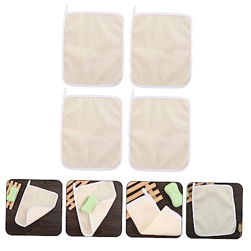 BESTYASH 4pcs Exfoliating Back Scrubber Body Towels