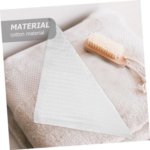 2-Pack Skin-Enhancing Cotton Washcloths Waffle Weave Compact Travel-Friendly