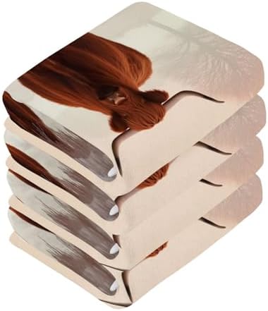 Pure Cotton Washcloth 12x12 Reusable Soft Durable