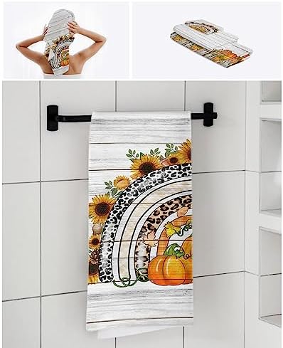 ZOE GARDEN Leopard Print Bathroom Towel Set