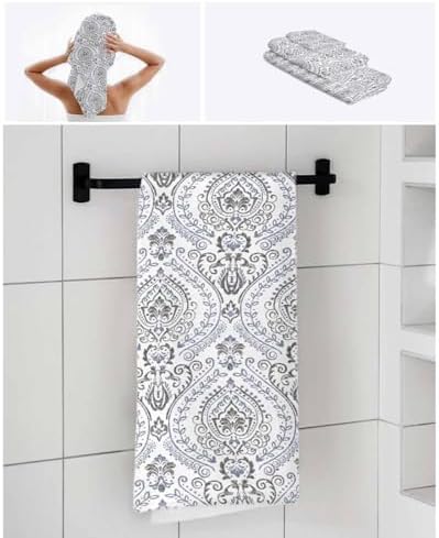 Vibrant Design Luxurious Feel 3-Piece Bathroom Towel Set