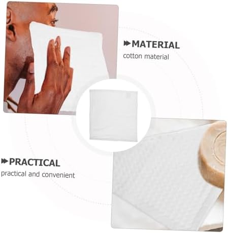 Two-Piece Cotton Waffle Face Towels - Soft Absorbent Hand Face Cleaning