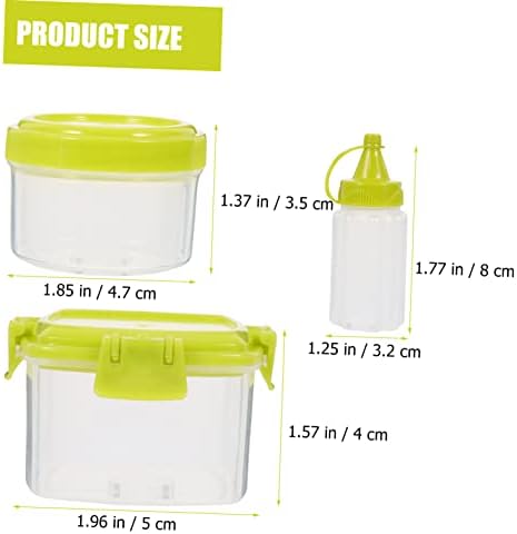 Zerodeko 12pcs Mustard Ketchup Squeeze Bottles Set
