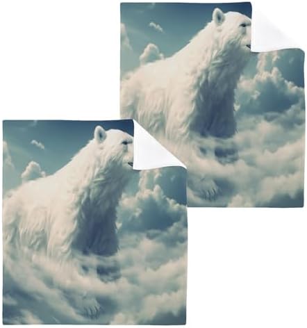 Polar Bear Washcloth 2-Pack