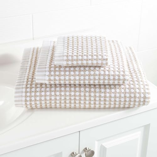 Pine Cone Hill Ceylon Natural Washcloth White
