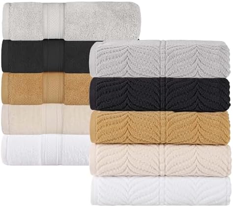 Luxury Quick Dry Zero Twist 12-Piece Towels Set