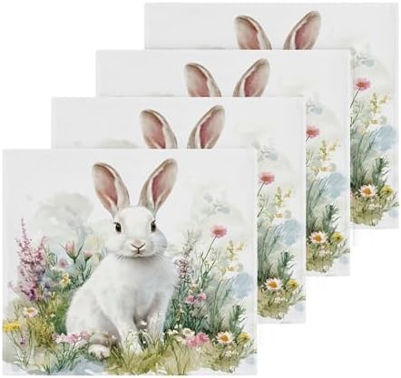 Kigai Cute Rabbit Washcloth Set