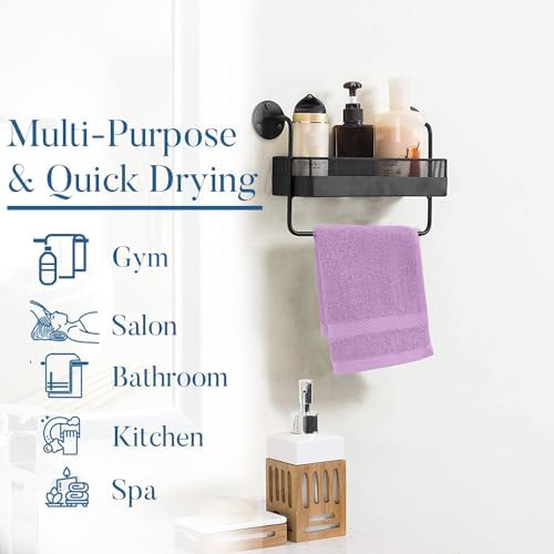12-Piece DAN RIVER Premium Cotton Wash Cloths for the Face