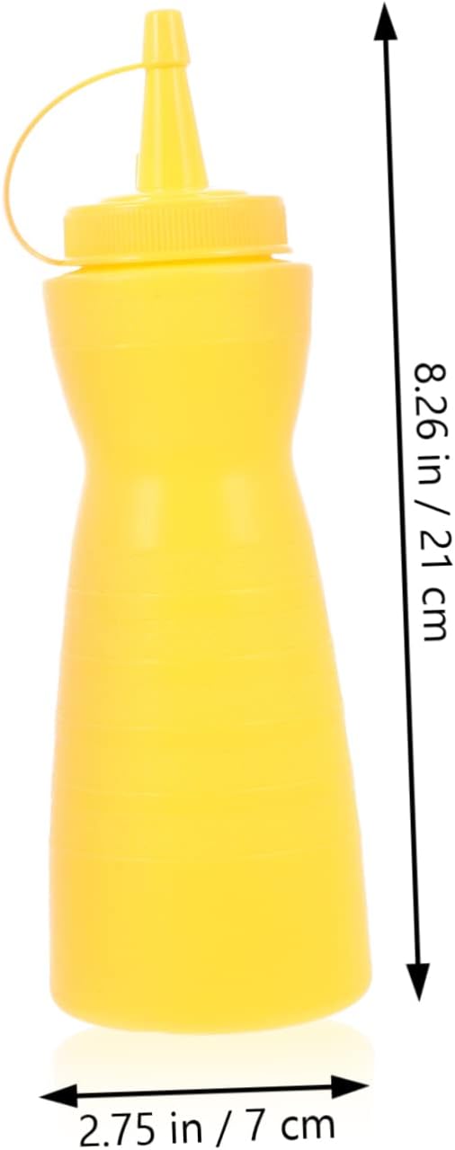 Zerodeko 12 Oz Yellow Sauce Squeeze Bottle