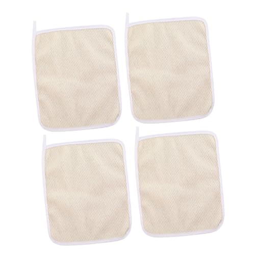 4-Piece Exfoliating Body Scrub Towels for Smooth Skin