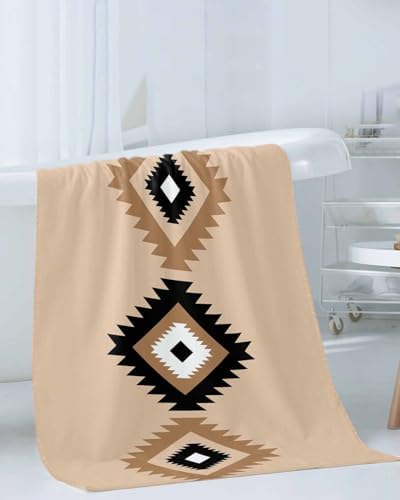 Double Love - Luxury tribal Boho Bath Towels - Handset for Home and Travel