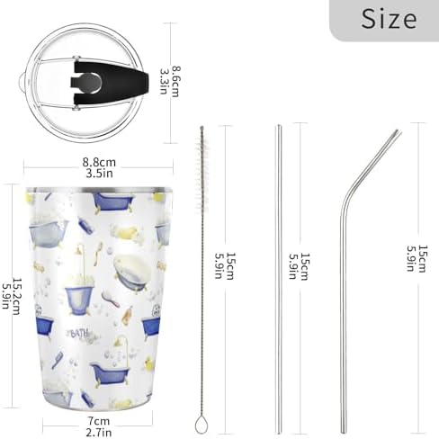 Stainless Steel Vacuum Insulated 12oz Tumbler for Travel Storage