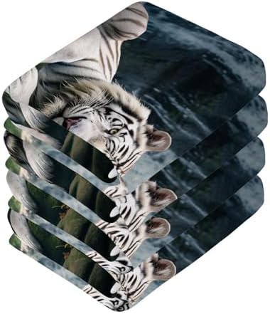 Stylish Tiger Portrait Towels