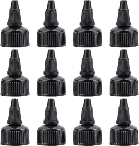 50-Piece Set of Durable Plastic Squeeze Bottle Caps