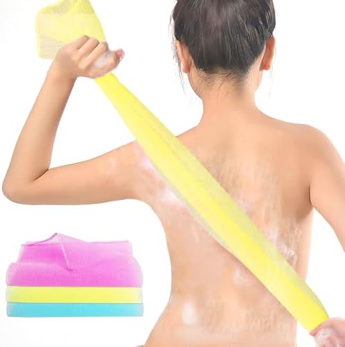 4 Pack Exfoliating Scrub Towels for Dead Skin Removal Smooth Radiant Skin