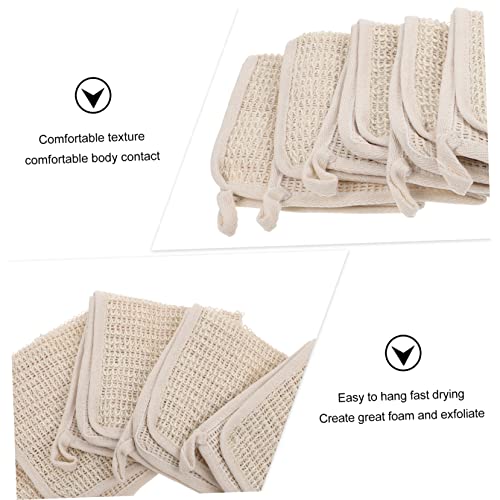 VICASKY 5pcs Exfoliating Bath Towels for Deep Cleaning and Gentle Skin Care