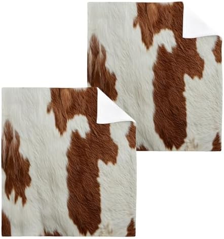 Perfect 12x12 Soft Print Washcloth Set for Bathroom More
