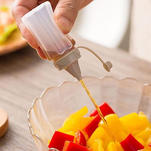 Convenience 8 Mini Squeeze Condiment Bottles for Every Day