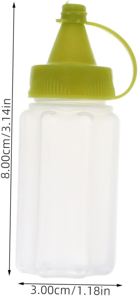 4-Piece Squeeze Bottle Set Build Your Perfect Ketchup Mustard and Dressing Dispensers