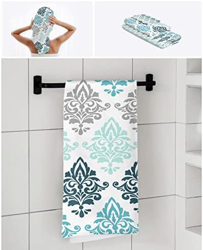 Delightful Geometric Paisley Towel Set for Luxurious Living