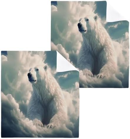 Perfect for You 2-Pack Polar Bear Washcloths