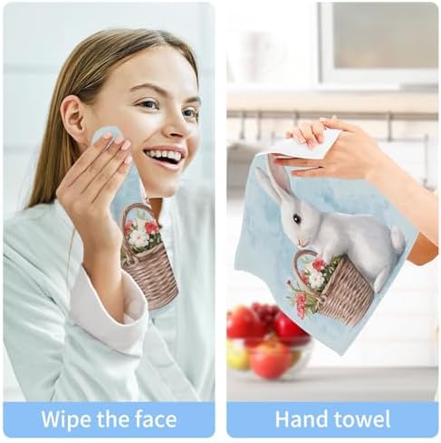 Kigai Washcloth Set - Soft Machine Washable 12x12 2-Piece