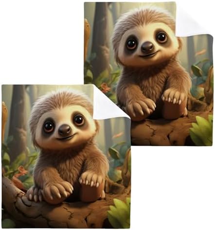 Sloth Washcloth 2-Pack