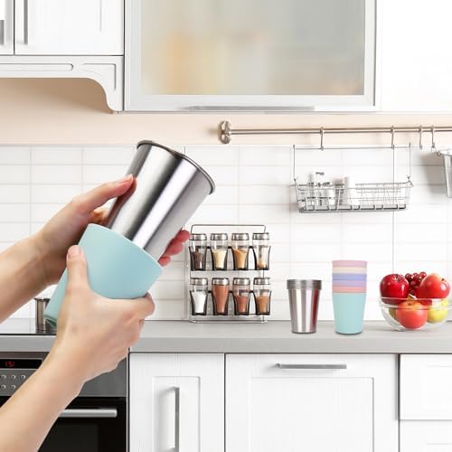 Sturdy Spill-Proof Kids Sippy Cups with Silicone Straws
