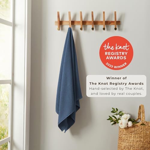 Great Bay Home Navy Washcloth 12-Pack 13x13
