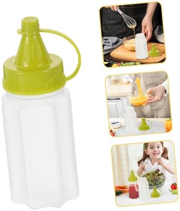 4-Pack Mini Squeeze Condiment Bottles for Outdoor KitchenUse